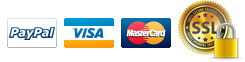 PayPal, Visa, MasterCard